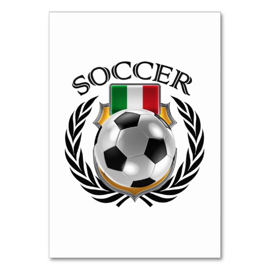 Italien Fußball-Fangerät 2016 Tischnummer (Rückseite)