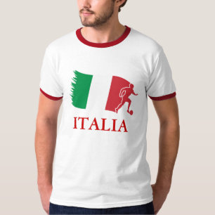 Italien-Fußball-Flagge T-Shirt