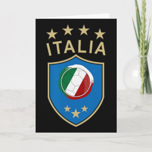 Italien Fußball - Italienische Italia-Flagge Fußba Karte