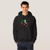 Italien Fußball-Karte Landball Hoodie (Vorne ganz)