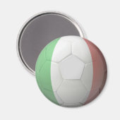 Italien Fußball Magnet (Vorderseite/Rückseite)