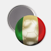 Italien Fußball Magnet (Vorderseite/Rückseite)