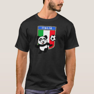 Italien-Fußball-Panda T-Shirt