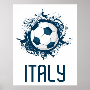 Italien Fußball Poster