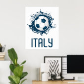 Italien Fußball Poster (Heimbüro)