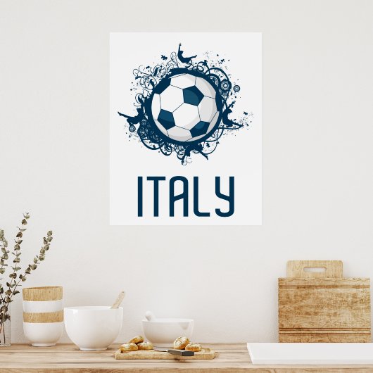 Italien Fußball Poster (Küche)