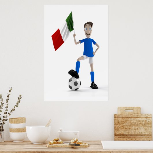 Italien Fußball Poster (Küche)