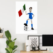 Italien Fußball Poster (Heimbüro)