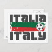 Italien Fußball Postkarte (Vorne/Hinten)