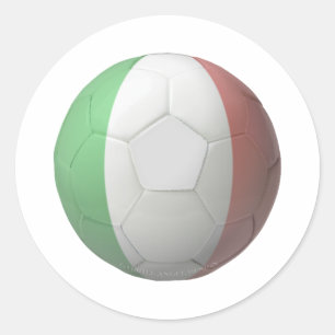 Italien Fußball Runder Aufkleber