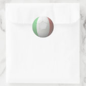 Italien Fußball Runder Aufkleber (Tasche)