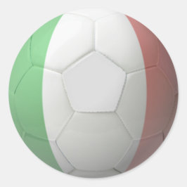 Italien Fußball Runder Aufkleber