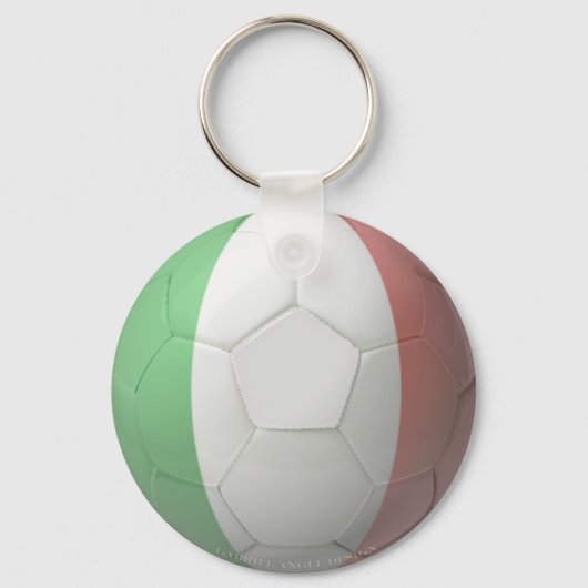 Italien Fußball Schlüsselanhänger (Vorderseite)