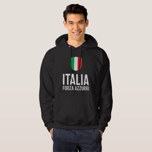 Italien Fußball-Shirt Hoodie (Vorne ganz)