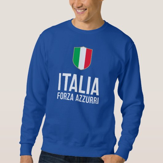 Italien Fußball-Shirt Sweatshirt (Vorderseite)