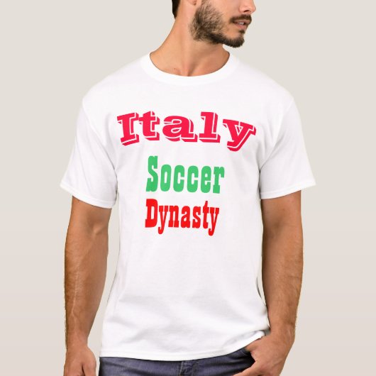 Italien Fußball-T - Shirt (Vorderseite)