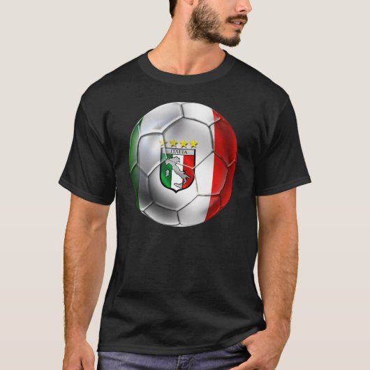 Italien-Fußball T-Shirt (Vorderseite)