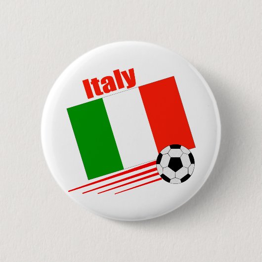 Italien-Fußball-Team Button (Vorderseite)