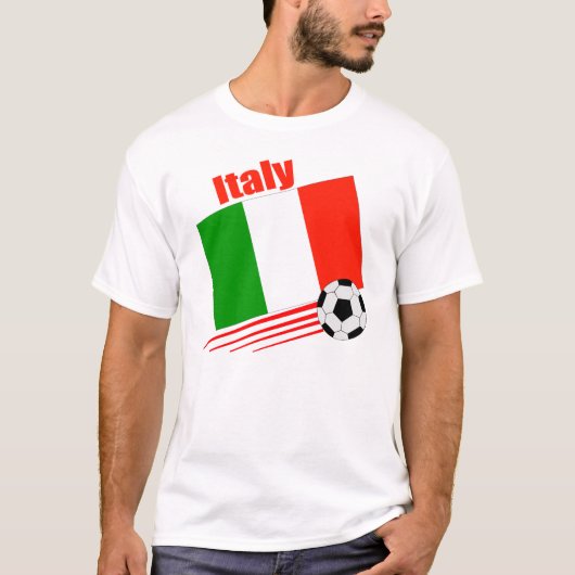 Italien-Fußball-Team T-Shirt (Vorderseite)