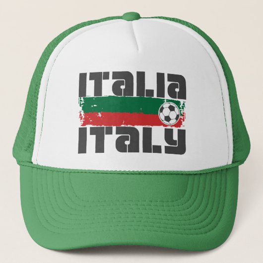 Italien-Fußball Truckerkappe (Vorderseite)