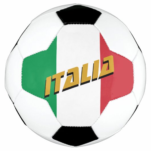 Italien Fußball und Italienische Flagge / Sport (Vorderseite)