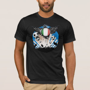 Italien-Fußballanhängert-shirt T-Shirt