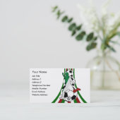 Italien, Fußballfußball-Trainer-Visitenkarten Visitenkarte (Stehend Vorderseite)