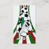 Italien, Fußballfußball-Trainer-Visitenkarten Visitenkarte (Rückseite)