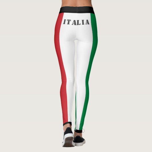 Italien Fußballmeisterschaft 2024 in Squadra Azzur Leggings (Rückseite)