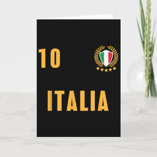 Italien Fußballtrikot Italia Footbyll Team Spaß  Karte