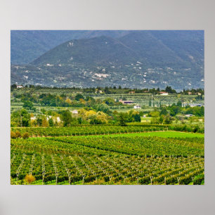 Italien, Gardasee. Die Ufer des Gardasees sind Poster