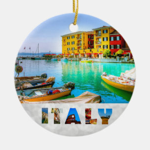 Italien - Gardasee Keramik Ornament