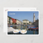 Italien - Gardasee - Lazise - Hafen - Postkarte (Vorne/Hinten)