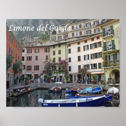 Italien - Gardasee - Limone del Garda - Poster (Vorne)