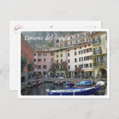 Italien - Gardasee - Limone del Garda - Postkarte (Vorne/Hinten)