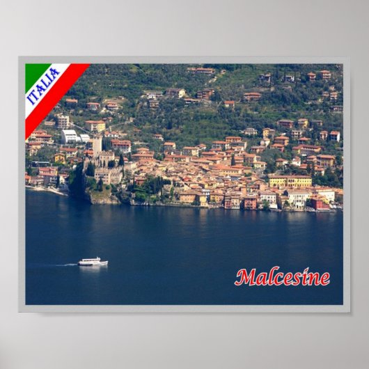Italien - Gardasee - Malcesine - Poster (Vorne)