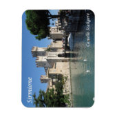Italien - Gardasee - Sirmione - Castello Scaligero Magnet (Vertikal)