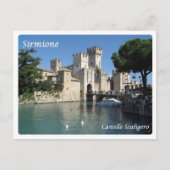 Italien - Gardasee - Sirmione - Castello Scaligero Postkarte (Vorderseite)
