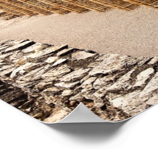 Italien - Gardasee - Sirmione - Grotte di Catullo Poster (Ecke)