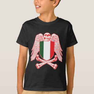 Italien-gekreuzte Knochen T-Shirt