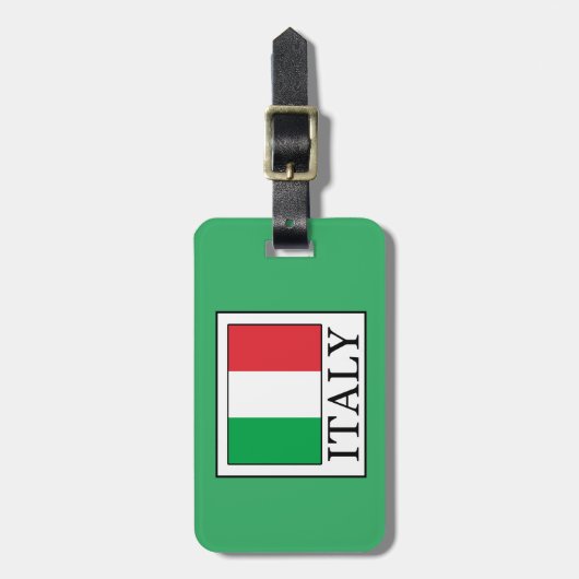 Italien Gepäckanhänger (Vorderseite vertikal)