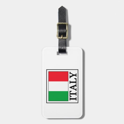 Italien Gepäckanhänger (Vorderseite vertikal)