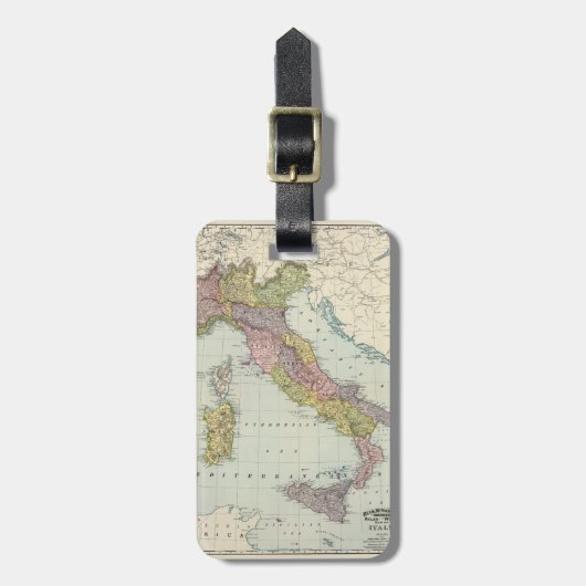 Italien. Gepäckanhänger (Vorderseite vertikal)