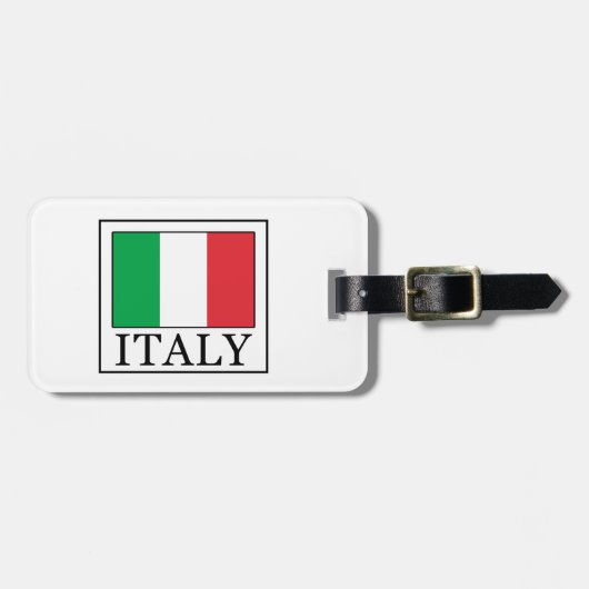 Italien Gepäckanhänger (Vorderseite horizontal)
