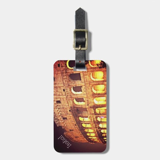 Italien-Gepäckanhänger - Rom Gepäckanhänger (Vorderseite vertikal)