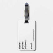 Italien-Gepäckanhänger - Rom Gepäckanhänger (Rückseite vertikal)