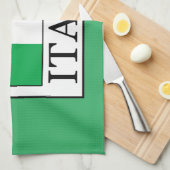 Italien Geschirrtuch (Viertel Falte)