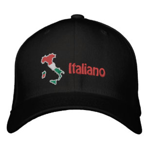 Italien gestickte Mütze Bestickte Baseballkappe