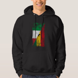 Italien Ghana Flags - Italienisch Ghanaisch Hoodie