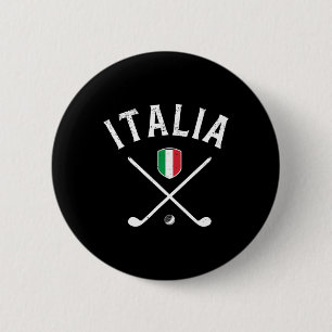 Italien Golf - Italienische Flagge Golf Tee Button